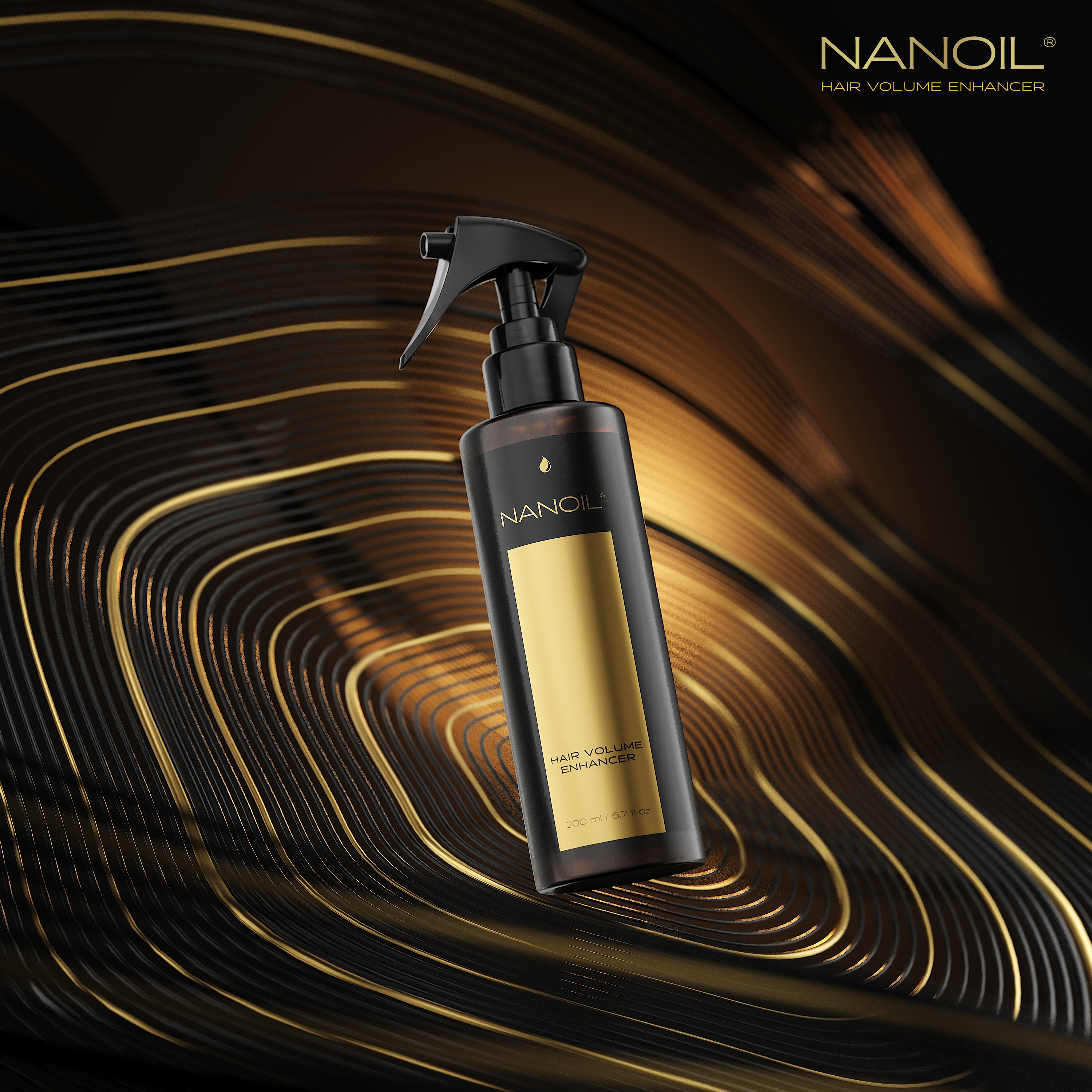 spray para um cabelo mais volumoso nanoil