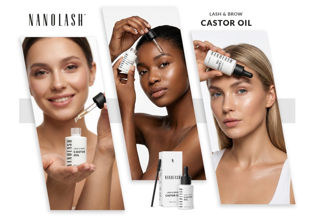 óleo de rícino sobrancelhas nanolash